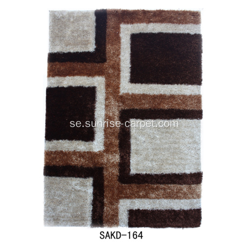 Tjock Silk Shaggy Area Rug